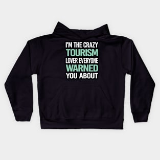 Crazy Lover Tourism Kids Hoodie